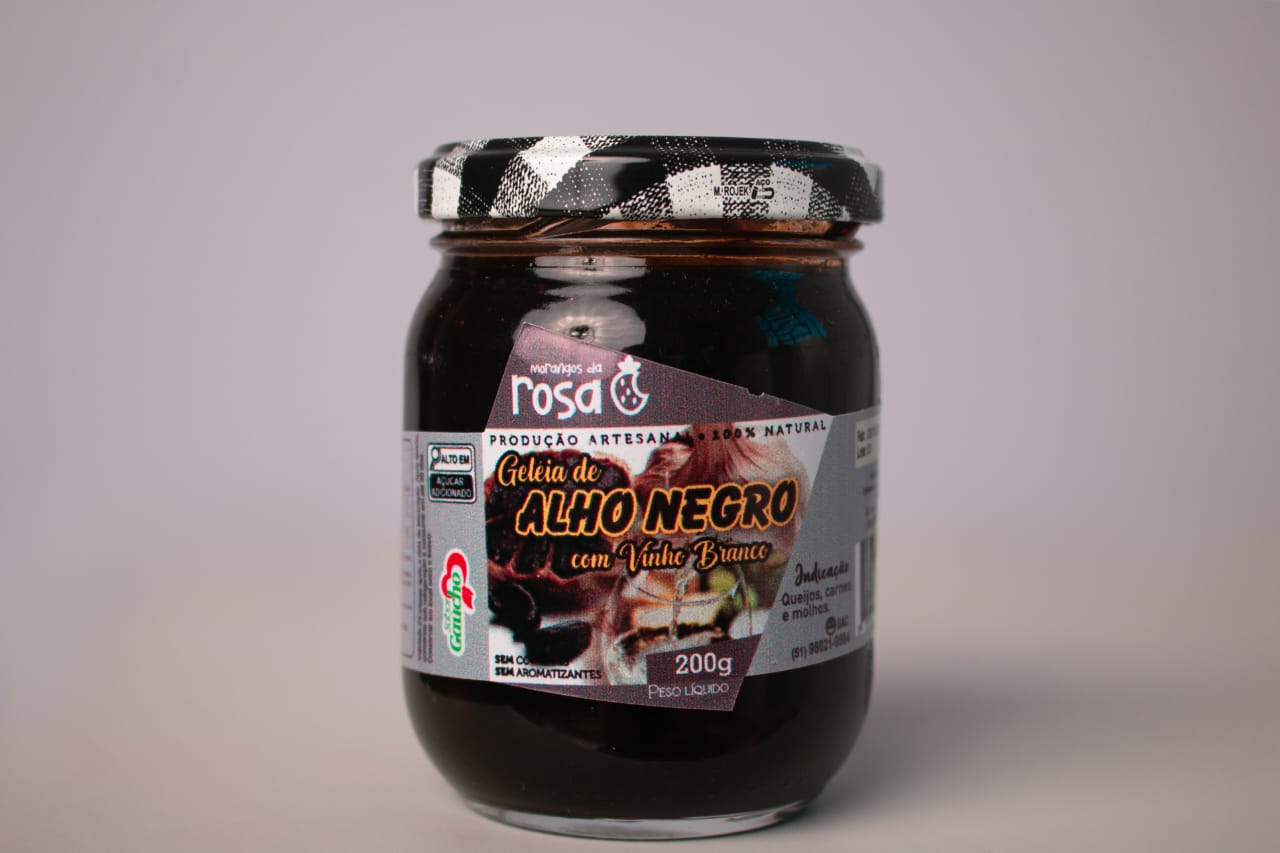 Geleia de Alho negro com vinho branco