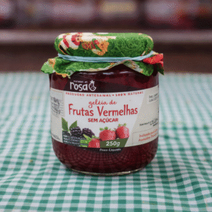 Geleia de Frutas Vermelhas, sem açúcar